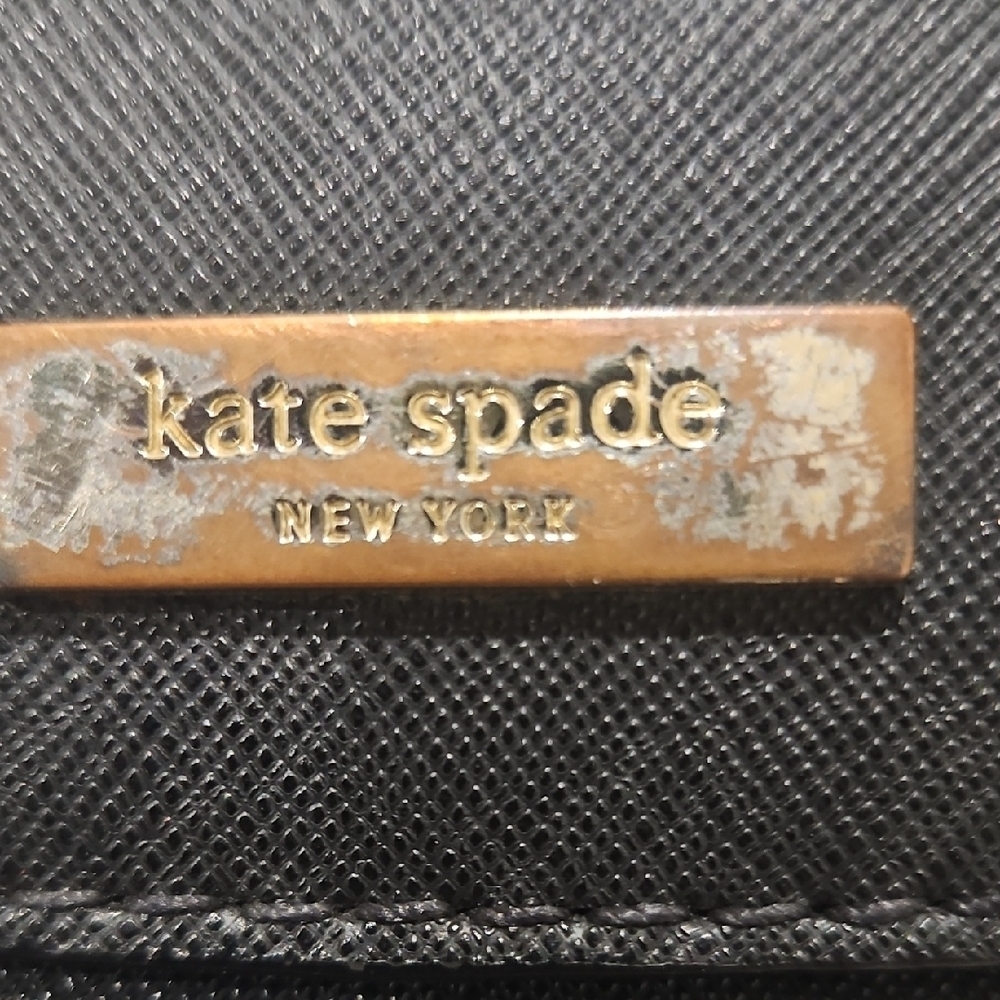 Kate Spade Black Shoulder Bag with Gold Chain Accent - Picture 2 of 5